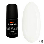 BIS Pure Nails UV/LED gel nail polish 7.5 ml, MILKY WHITE BB