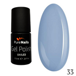 SALE! BIS Pure Nails ONE STEP gel polish 7.5 ml, SKY BLUE 33