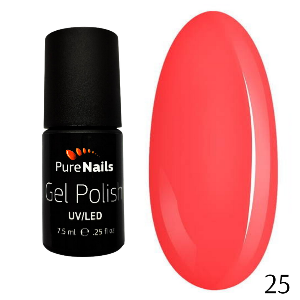 SALE! BIS Pure Nails ONE STEP gel polish 7.5 ml, CORAL 25