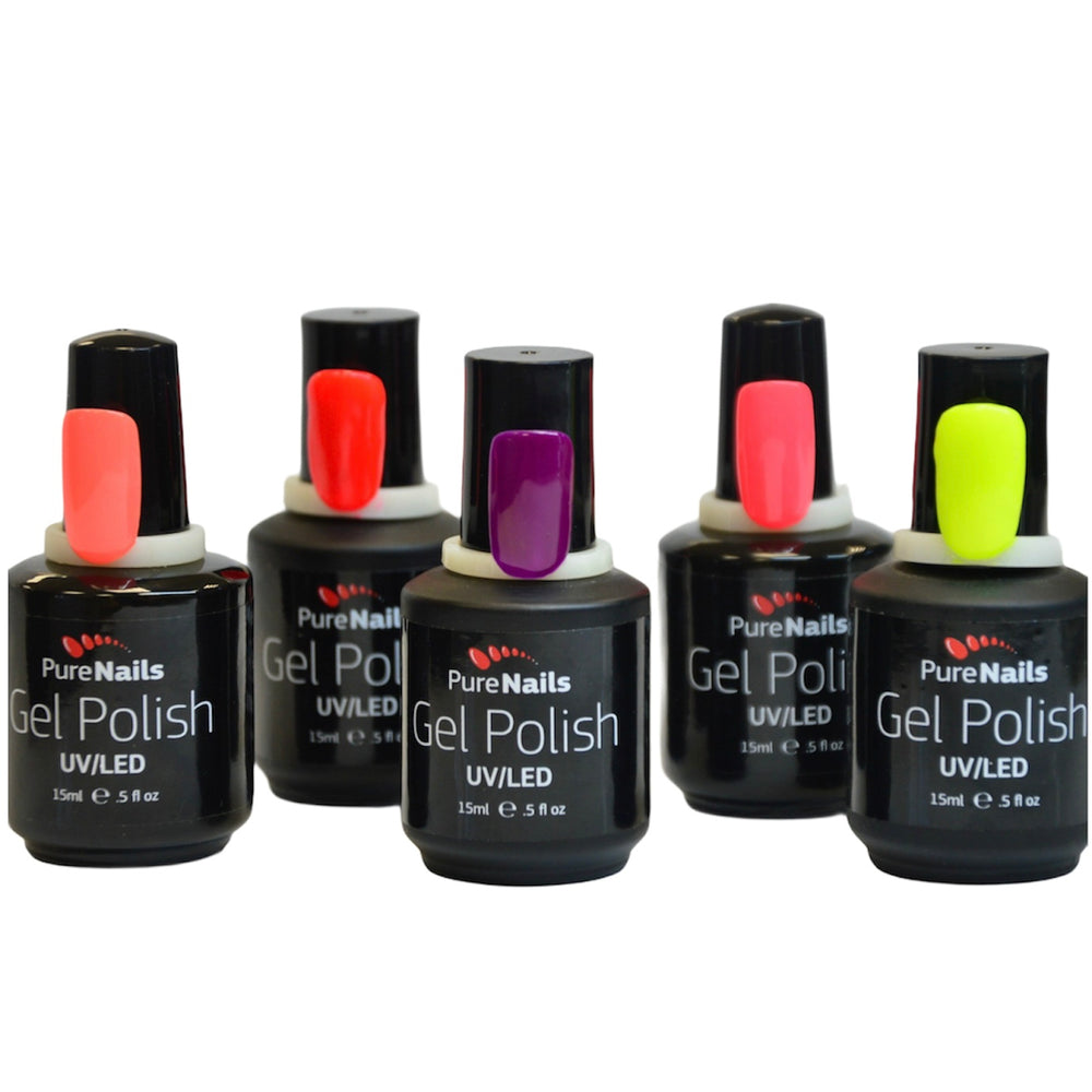 BIS Pure Nails UV/LED gel nail polish 15 ml, 6717 NEON PINK