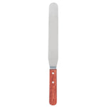 Metal spatula with wooden handle for body waxing, WIDE