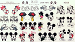 BIS Pure Nails slider nail design sticker decal MICKEY MOUSE, K058