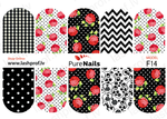 BIS Pure Nails  slider nail design sticker decal ROSES, F14