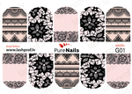BIS Pure Nails water slider nail design sticker decal ELEGANCE, G01, G02 and G03
