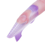 Molly Lac nail extension form template stickers FLEXIBLE purple, roll 500 pcs