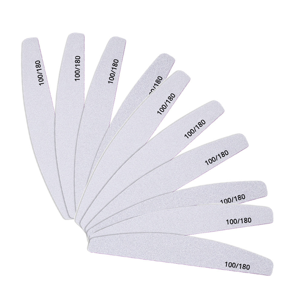 Nail file HALFMOON, different grit