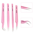 Genuine VETUS CS-11 tweezers for eyelash extensions, PINK