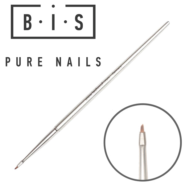 BIS Pure Nails gel nail brush with metal handle, PN17