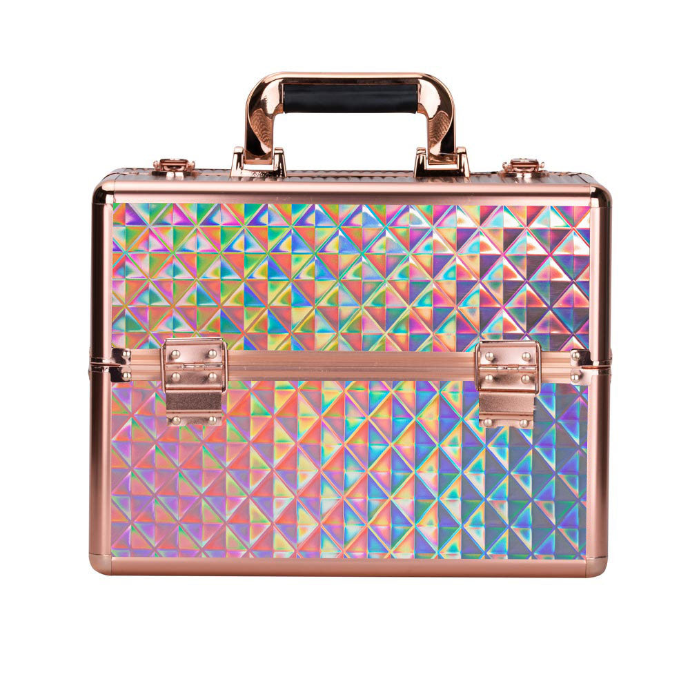 Beauty suitcase 3D design M1 size, HOLO GOLDEN