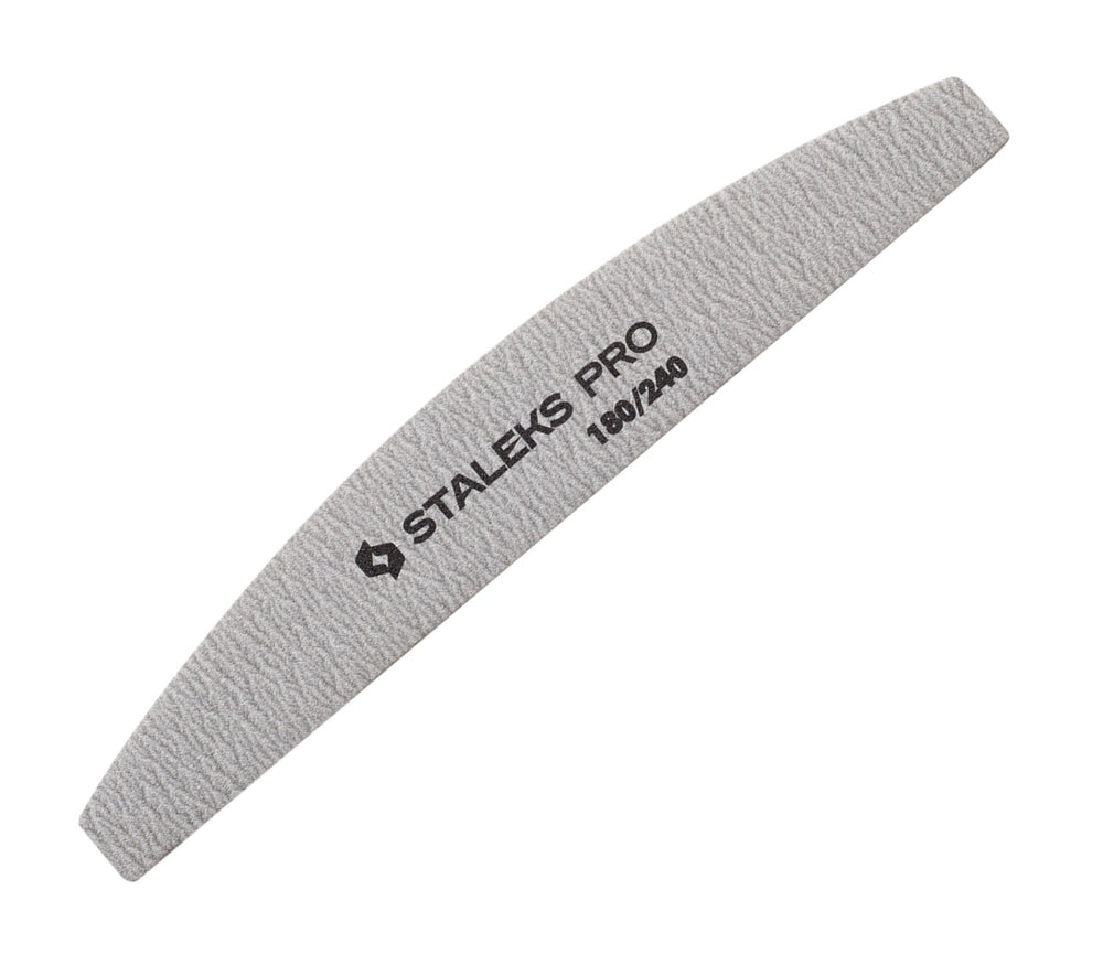 STALEKS PRO Professional nail file HALFMOON | 100/180