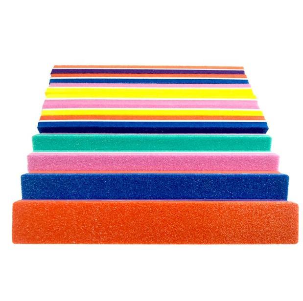 Two sided nail buffer for false and natural nails, 100/180