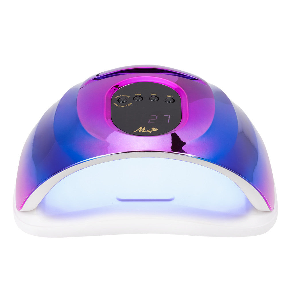 UV/LED nail lamp MollyLux Z9 violet ombre, 150W