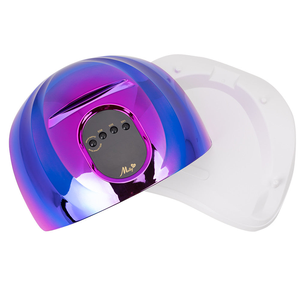 UV/LED nail lamp MollyLux Z9 violet ombre, 150W