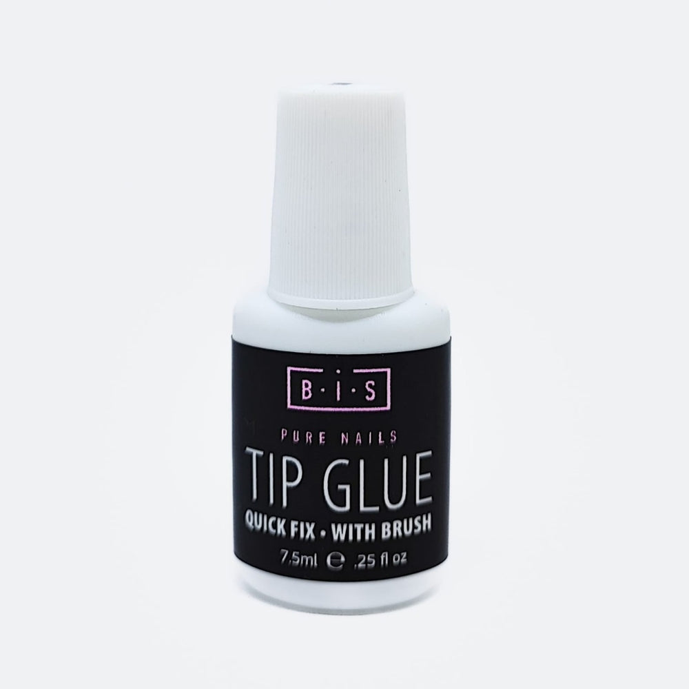 BIS Pure Nails glue with brush for nail TIPS, 7.5 ml