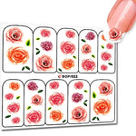 Nail art sticker slider water decals, BOP022