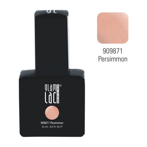 GlamLac UV/LED gel nail polish 15 ml, PERSIMMON