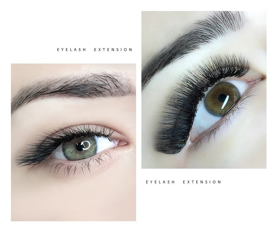 GlamLash eyelash extensions L-0.12-MIX, 7-15 mm