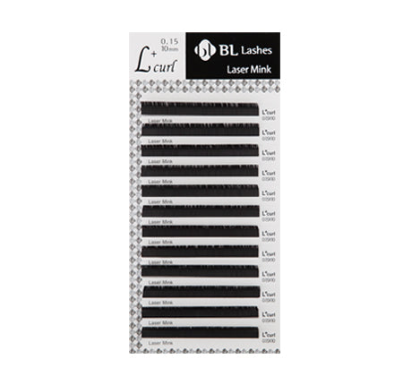 BL Laser lashes for eyelash extensions MIX 0.12, L+ shape