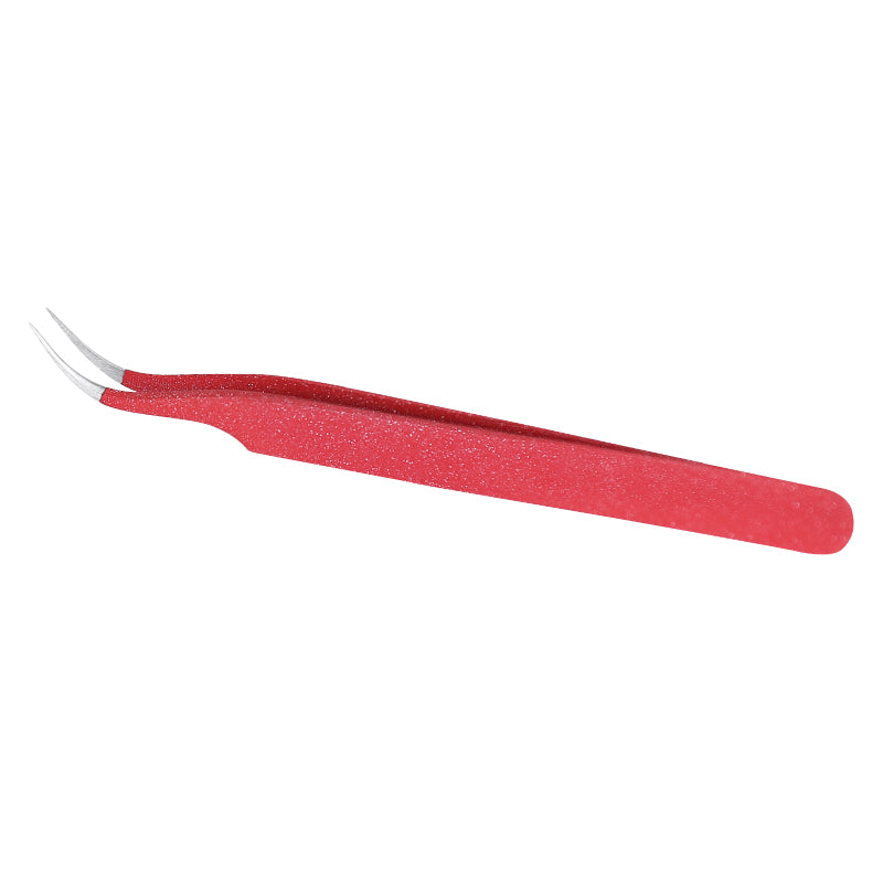 Blink Lash tweezers for eyelash extensions, MATT RED