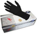 Unigloves Select Black latex gloves ultra resistant XS, S or M